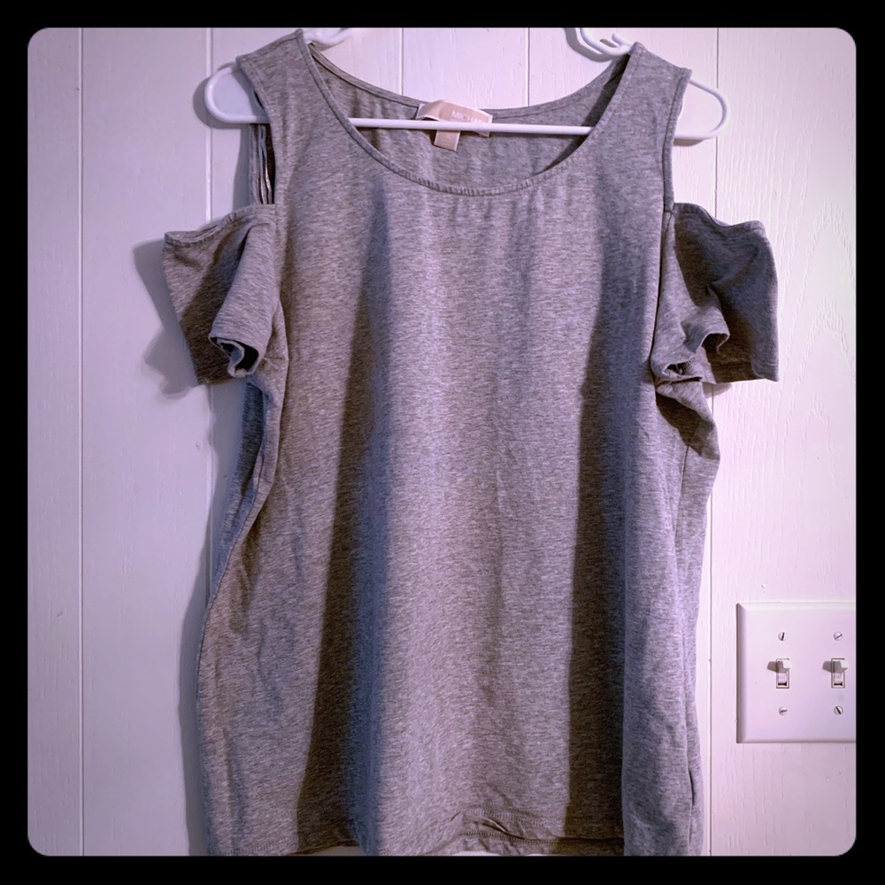 Michael Kors Open Shoulder Cotton Top